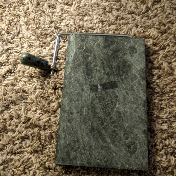 Solid Marble Cheese Slicing/Cutting Board - Picture 4 of 7